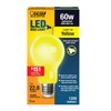 Feit Electric A19 Outdoor LED Bug Light, 60-Watt Equivalent, Non-Dimmable