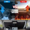 CHUSYYRAY Foldable Windshield Sun Shade for Toyota RAV4 UV Heat