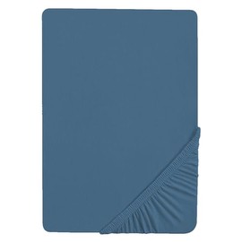 roba Fitted Sheet, 60 x 120-70 x 140 cm, Seashells Indigo, Bed Sheet for Baby & Cots Beds, Organic Cotton, GOTS and Oeko-Tex Standard 100, Blue