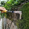 AIMALL Stainless Steel Weeder Tool with Wooden Handle, Lightweight Garden