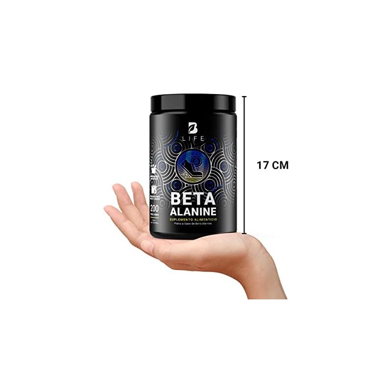 B Life Beta Alanina Pura en Polvo 200 Servicios 400g