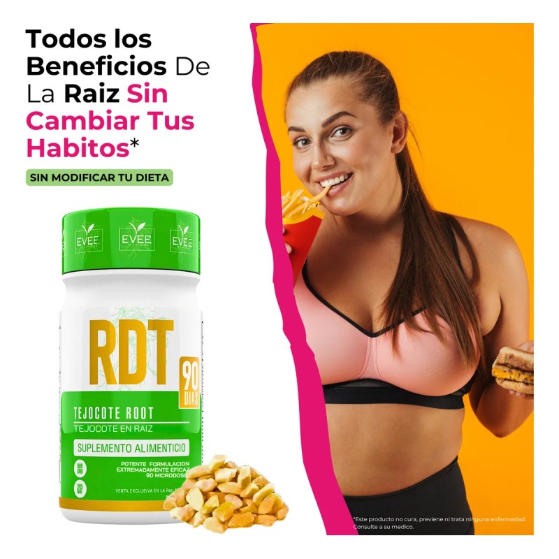 Rdt Raiz 100% Pura Al Natural En Trozos 90 Microdosis