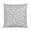 TupTam Children's Cushion Cover Decorative Patterned Grey Galaxy Size: 40