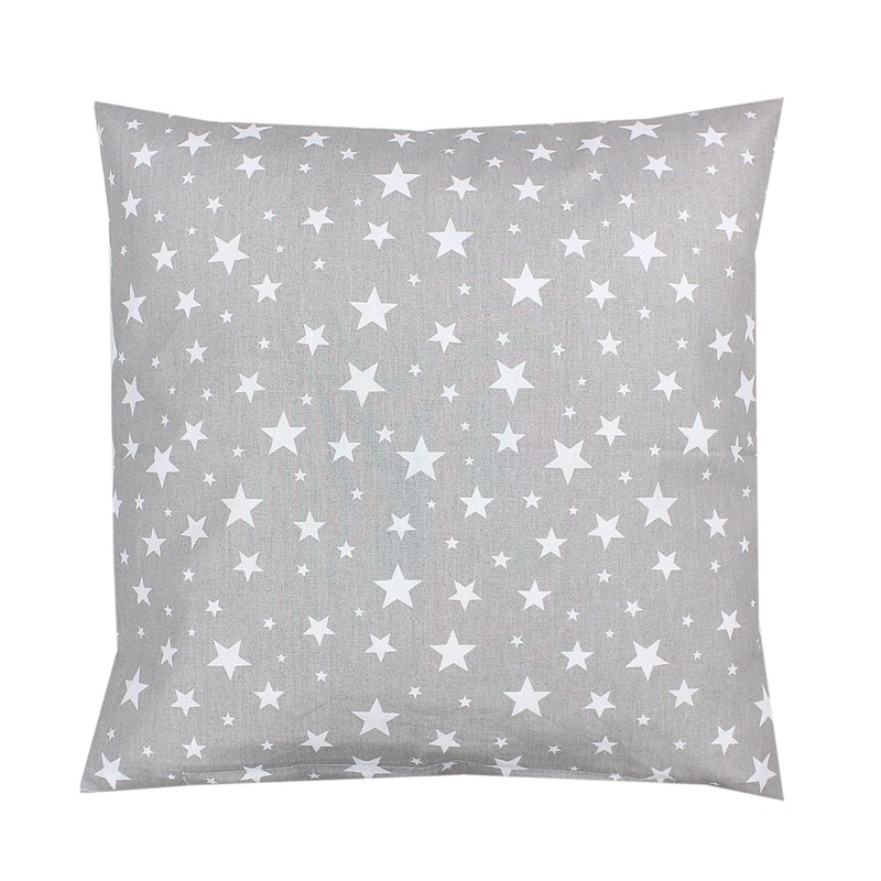 TupTam Children's Cushion Cover Decorative Patterned Grey Galaxy Size: 40