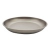 TITAN MANIA Plate, Tray, Titanium, Large, Lightweight, Tableware, Plate, Camping,