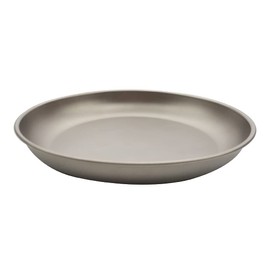 TITAN MANIA Plate, Tray, Titanium, Large, Lightweight, Tableware, Plate, Camping, Stylish, Dish, Barbecue, Compact, Picnic, Plate, 3 Sizes Available