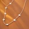 ALEXCRAFT 14K Gold-Plated Chains Sterling Silver 925 Necklaces with Zirconia