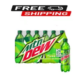 Mountain Dew Soda 16.9 fl. oz., 24 pk. - FREE SHIPPING