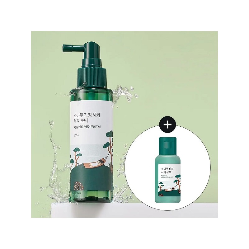 Round Lab Pine Soothing Cica Scalp Tonic 100ml Special (+Shampoo