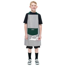 Viedouce Aprons for Children School, Waterproof Children's Apron Girls, Cooking Apron Girls, Aprons for School, Garden, Painting, Cooking (4-13 Years)