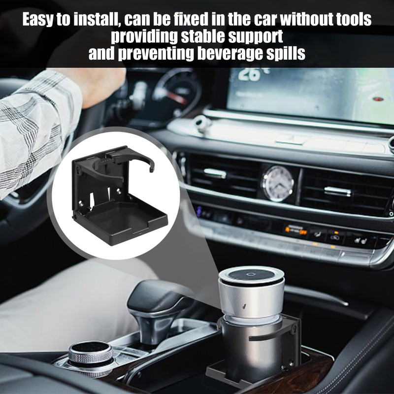 2 Car Cup Holders, 1 Cup Brush, Car Beverage Holder,