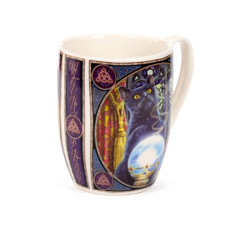 Puckator Tazza in Porcellana 300ml - Witch's Apprentice Cat -
