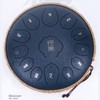 Steel Tongue Drum Wrapped Braided Rope Handmade Handpan Decoration Woven