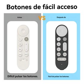 USTIYA Funda Para Google Tv Streamer 4k 2024 Case Protector Control Remoto Solar Carcasa Color Negro Silicon Cover                                    