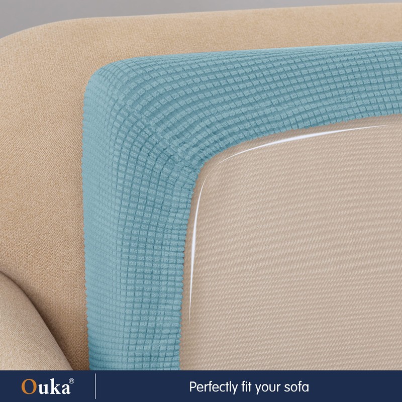Ouka - Funda de cojín elástica para sofá, Protector de