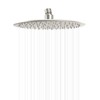 Gabrylly 12" Rain Shower Head, Stainless Steel Rainfall Ceiling Mount