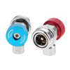 R134A Quick Joint Quick Coupler Adjustable L Shape Gas Charge