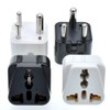 GTRH South African/Indian Type M Plug Adapter, Safe Grounded, Small