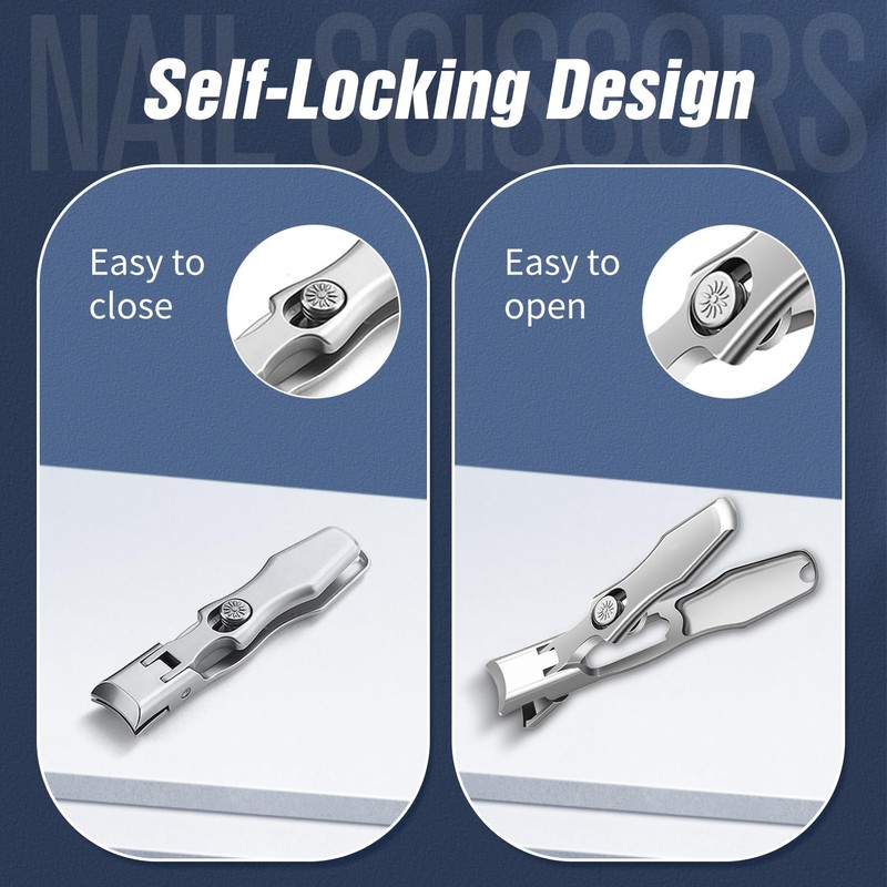 German Nail Clippers for Men, 2025 Upgraded Ultra Sharp Stainless