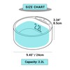 Billionchains Dog Heated Water Bowl for Outdoor No Freeze Water