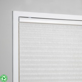 Eclipse Light Filtering Cellular Window Shade - Cordless Honeycomb Shades, Stylish Window Covering, Easy Lift System, Blinds for Windows, Pet & Children-Safe, 59 W x 48 L, White