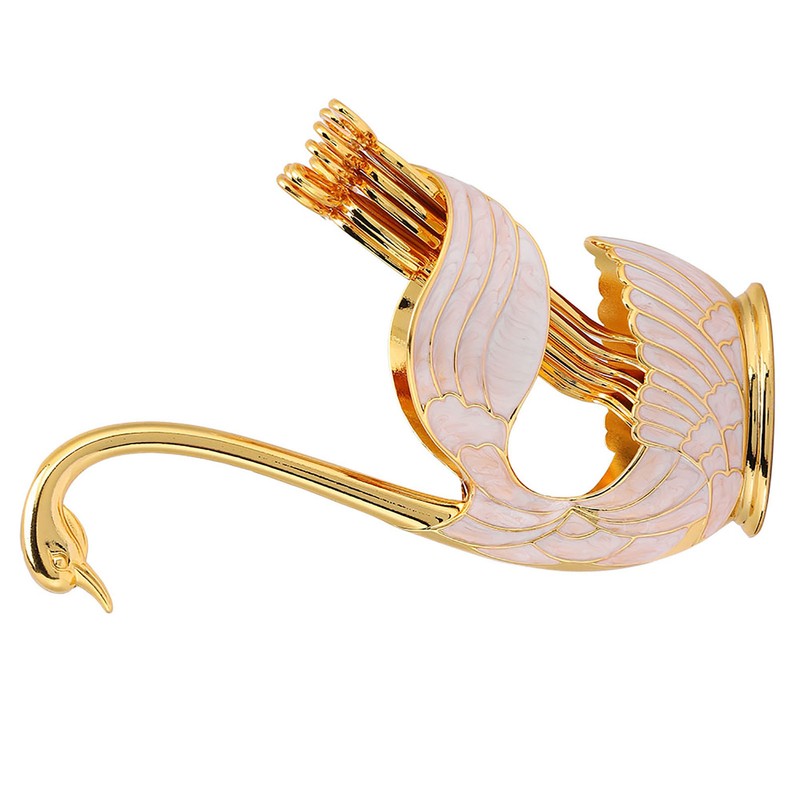 Coffee Dessert Spoon Set European Style Elegant Swan Fruit Scoop