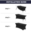 LIFEDX Spandex Table Cover Stretch Table Cloth,Elastic Stretchable Tablecloth Protector