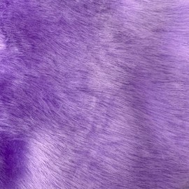 Zahra Lavender 0.75 Inch Short Pile Soft Faux Fur Fabric for Fursuit, Cosplay Costume, Photo Prop, Trim, Throw Pillow, Crafts - 10177