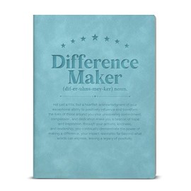 KSFFWQIN Difference Maker Definition Notebook Journal Appreciation Gifts for Coworker Mentor Boss Teacher, Difference Maker Retirement Gifts Writing Notebook