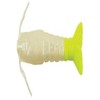 Berkley Gulp! Shrimp Saltwater Fishing Soft Bait, Pearl White/Chartreuse, 3in