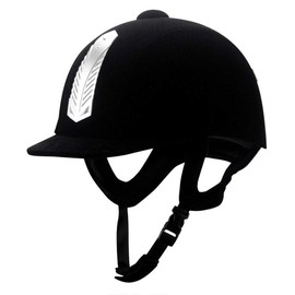 Manken Equestrian Helmet Velvet Horse Riding Hat Sport Helmets with CE Certification for Men Women Children (62cm)