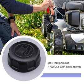 eMagTech 2Pcs Fuel Tank Caps Replacement 17620-ZL8-003 17620-ZL8-023 17620-ZL8-013 Compatible with GC135 CG160 GC190 Plastic Fuel Tank Caps Lawn Mower Accessories