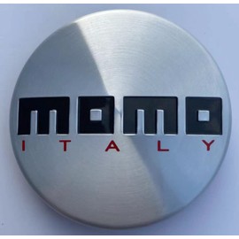 1PC MOMO Italy Racing Wheels Custom Wheel Center Cap Silver 397K53-C Hub Cap