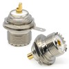 2pcs M Shape PL259 SO239 Bulkhead Connector, UHF Panel Chassis