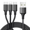 Unbranded NEW Fast USB Charging Cable Universal 3 in 1