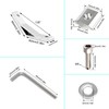 Aluminium Profile Connector 20 x 20 135 Degree Angle Connector