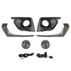 Traverse Bumper Fog Lights Lamp With Bezel & Switch Left