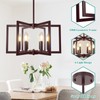 6-Light Oil-Rubbed Bronze Chandelier, Farmhouse Dining Room Light Fixture, Modern