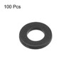 sourcing map Pack of 100 Nylon Flat Washers M4 for