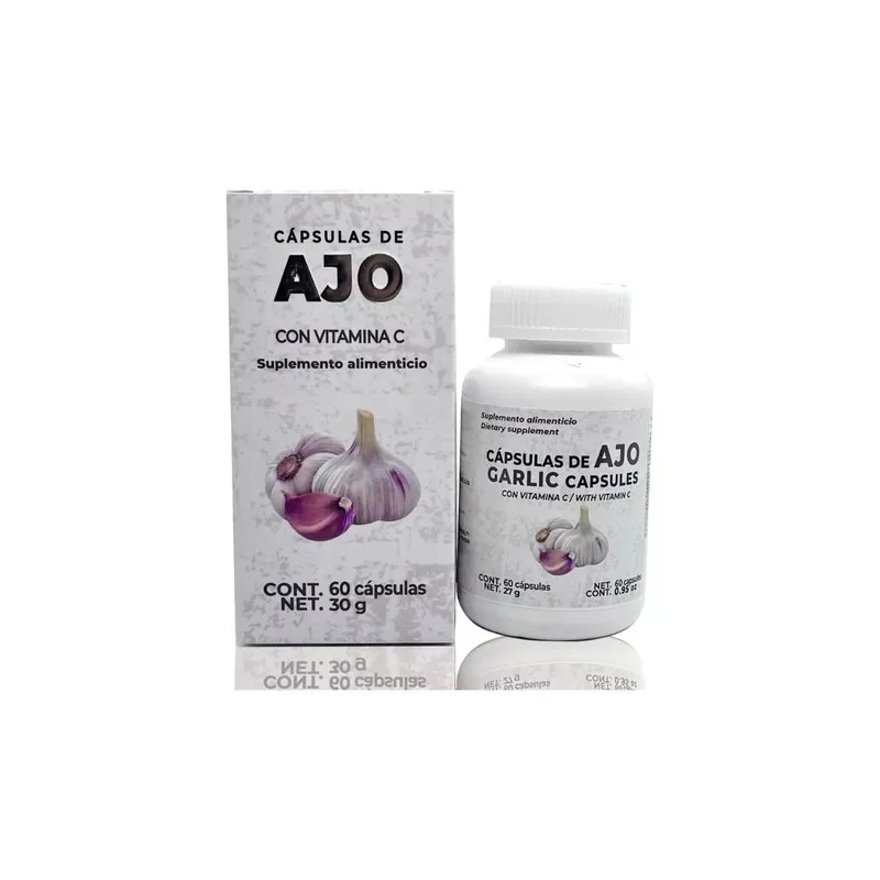 Ajo Con Vitamina C C60 Cápsulas