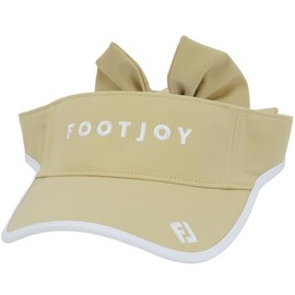 FootJoy Women's Cap WO Ear Car Ribbon Visor, beige