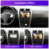 Unbranded For Toyota Corolla 2009-2013 Car Stereo Radio Apple Carplay