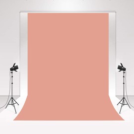 Kate Photography Background 1.5 x 2.2 m Salmon Pink Photo Background for Newborn Portrait Photography Studio Photo Studio Basic Background Wedding Photography Family Photo