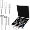 DiDiBirDi Tuning Fork Set,6 pcs (128Hz, 256Hz, 512Hz, 1024Hz, 2048Hz,