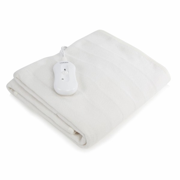 Carmen C81192 Single Heated Under Blanket with Overheat Protection, 40W,