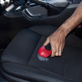 Barrett-Jackson cepillo para polvo de tapicería para asiento de piel