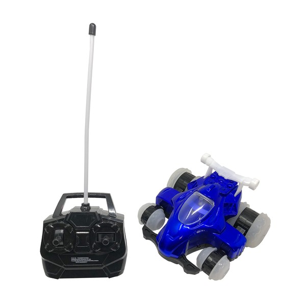 Mindscope Blue Hoverquad Radio Control Stunt Action Light Up LED