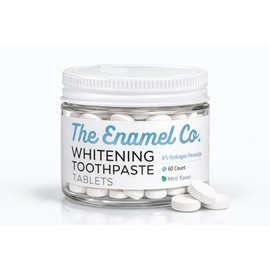 Premium Whitening Toothpaste Tablets – 6% Hydrogen Peroxide – Eco & Travel Friendly Dental Care