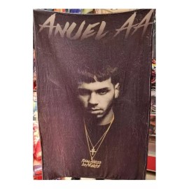CUPRISHDIKALUR STORE Frazada Cobija Artista Anuel Aa Individual Ultra Suave