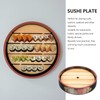 Kichvoe 1 Set Japanese Dry Ice Sushi Plate Sashimi Platter